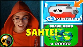 SAHTE BRAWL STARS UYGULAMALARINI DENEDİM  BRAWL STARS ÇAKMASI KUTU AÇILIMI  BRAWL STARS ÇAKMALARI