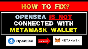 How to fix? If you cannot connect Opensea account with MetaMask Wallet, this video is for you.