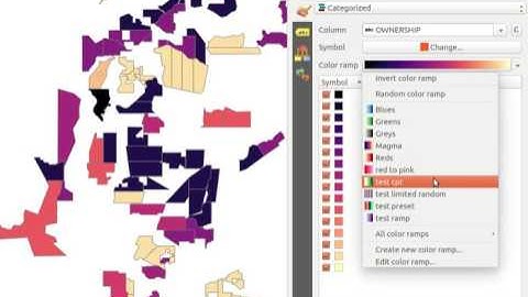 QGIS 3.0: New color ramp button widget
