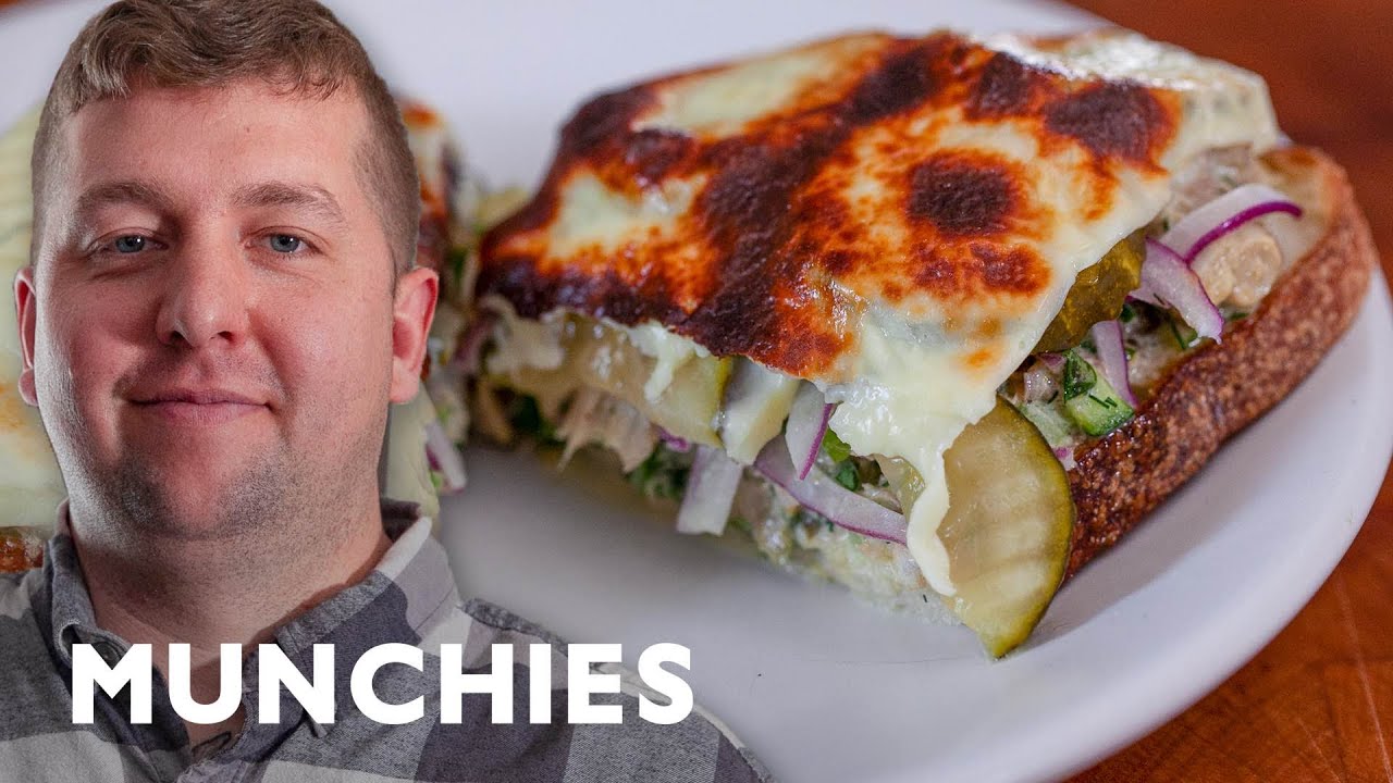 Mackerel Melt with Pickles and Jalapeños | How To At Home | Munchies
