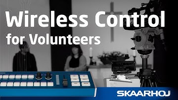 Small Church made a Wireless setup with the SKAARHOJ Livefly