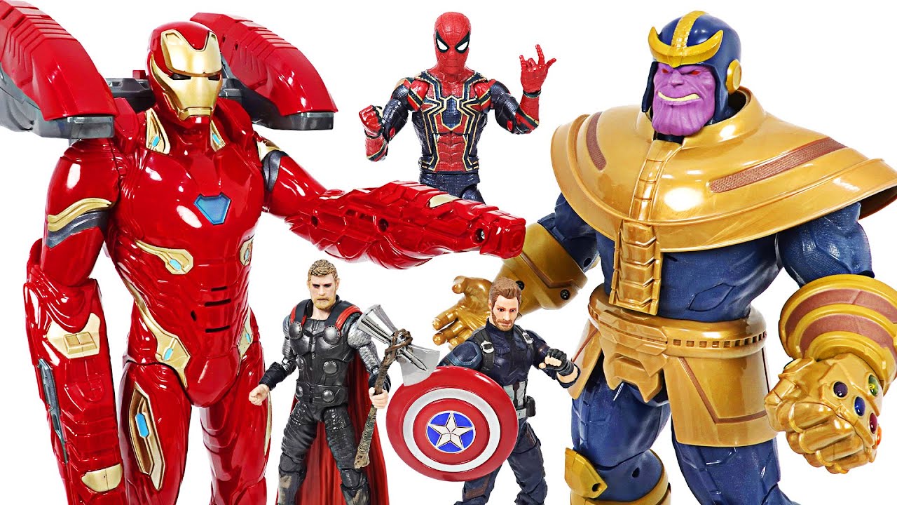 マーベル　アベンジャーズ　サノス　インフィニティガントレット　アイアンマン アベンジャーズナノウェポンアイアンマンVSインフィニティ