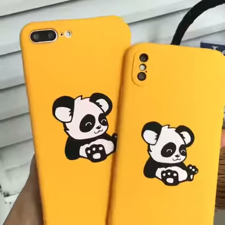 Чехол с мультяшной пандой для iPhone X 6 s 7 8 - YouTube
