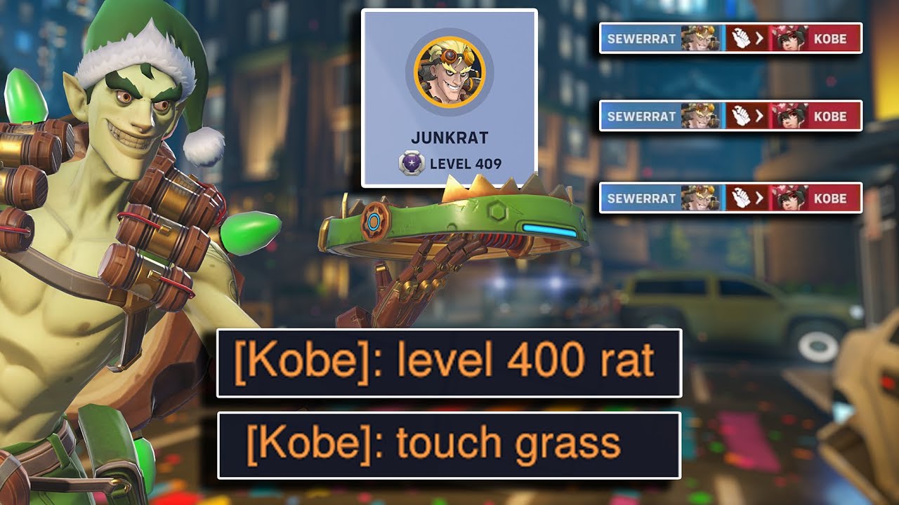 Я достиг 400-го уровня в JUNKRAT...