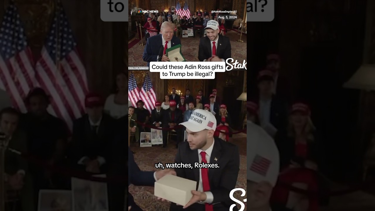 Could these Adin Ross gifts to Trump be illegal?