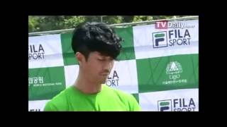 120520 Cha Seung Won @ FILA SPORT GREEN CAMPAIGN