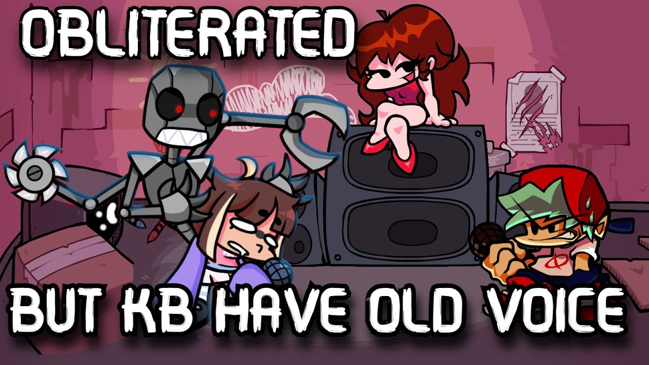 OBLITERATED BUT KB HAVE OLD VOICE | FNF VS QT REWIRED [4K] - YouTube