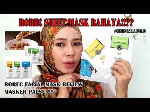 Rorec Moisture Essence Facial Mask Review Female Daily