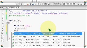 Bangla C programming tutorial 87 Function Header file stdio h