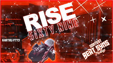 RISE Beat Sync Montage  | #SixtyNineContest #MUNNOGaming khatru 7773 iqoo 7 .