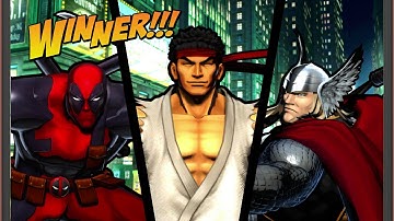 MARVEL VS CAPCOM 3: PLAYER 1 VS PLAYER 2