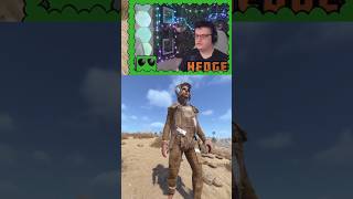 Cardboard Wood Armor! (DESERT CAMO???) #rust #rustskins #rustshorts #rustclips #shorts #gaming #fyp