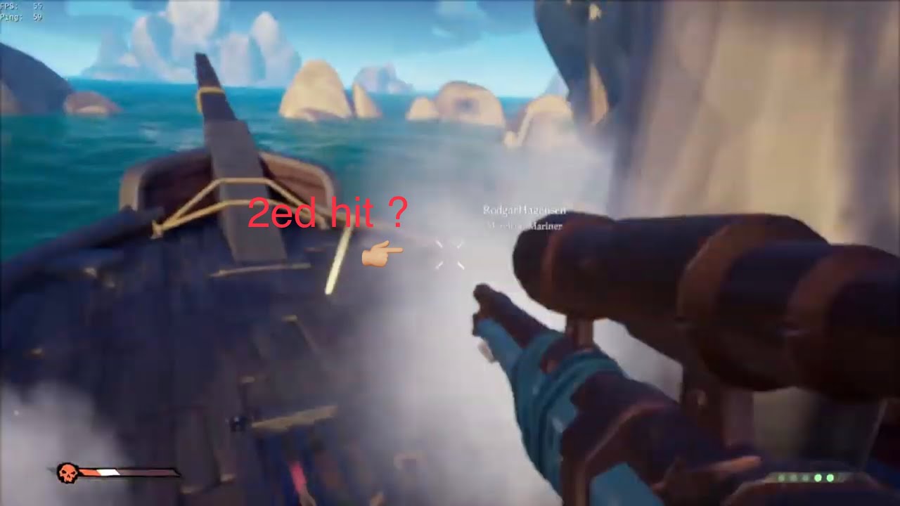 sea of thieves double gun ? He survived 😠 - YouTube