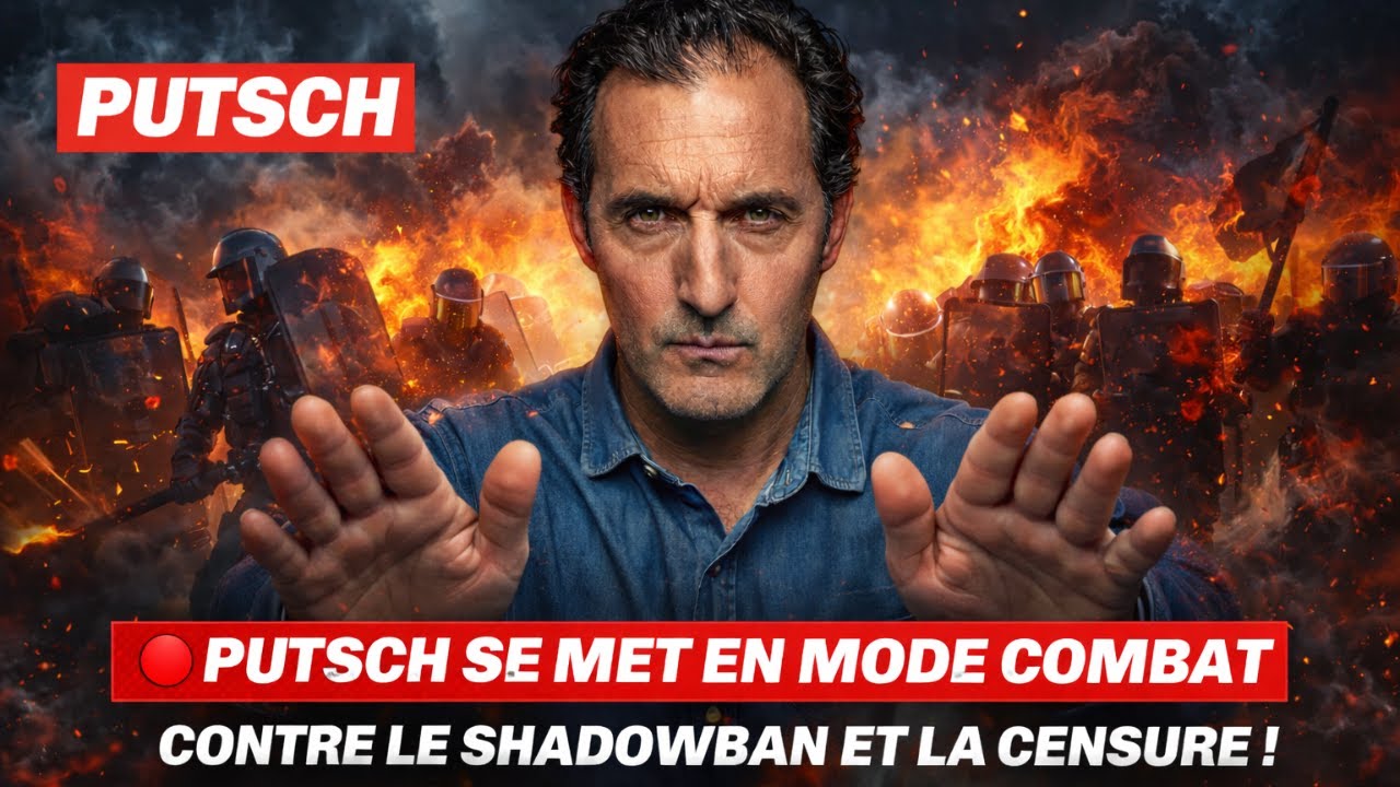 🔴 PUTSCH SE MET EN MODE COMBAT contre le Shadowban et la censure !