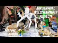 Jurassic World Rebirth Stop Motion - Ark Servival Wolly Mammoth Ice Age Project