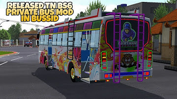 Released BS6 TN Private Bus Mod In Bus Simulator Indonesia - Bussid Bus Mod - Bussid Car Mod #Bussid
