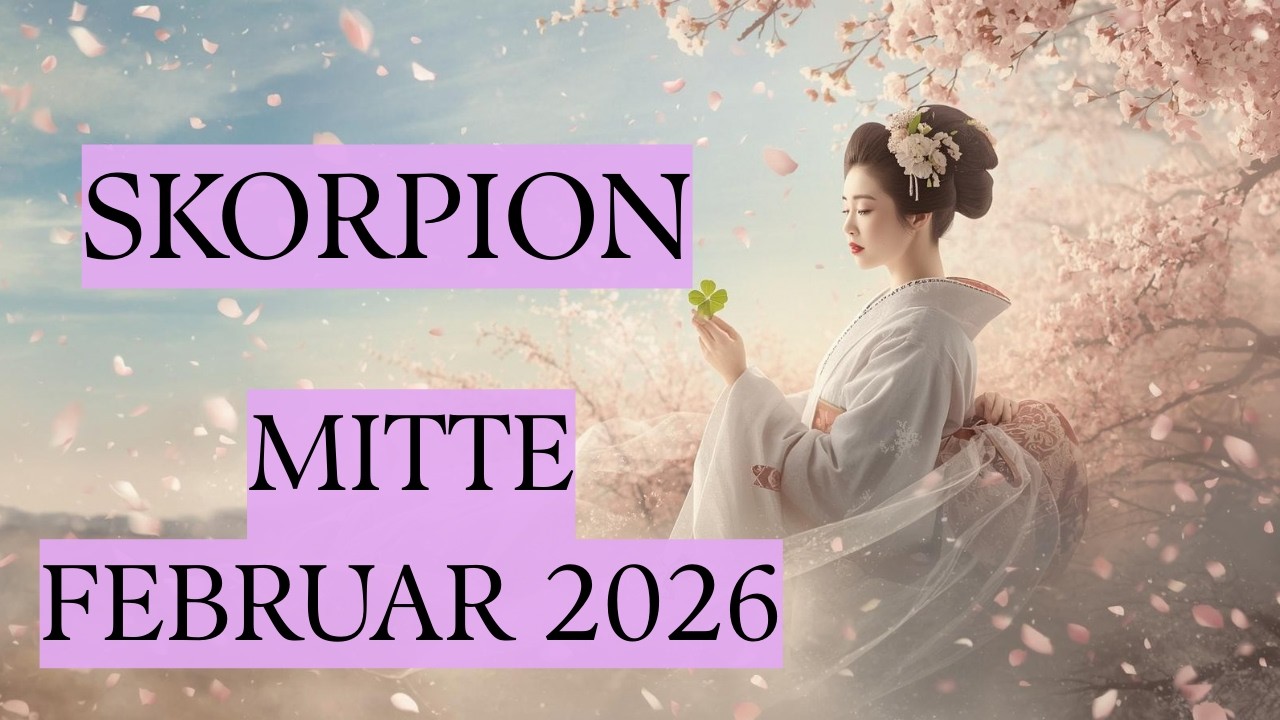 SKORPION - MITTE FEBRUAR 2026 - NEUE AUSRICHTUNG! WICHTIGE UND SEHR TIEFE GEDANKEN GEDANKEN!