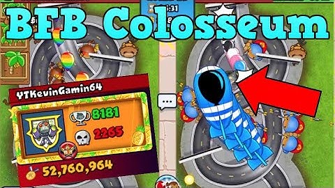 "Tryharding" in BFB Colosseum But Also Getting Insanely Lucky (Bloons TD Battles)