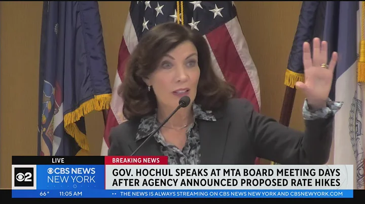 Gov. Hochul addresses MTA board meeting