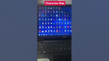 Open Character Map in short Trick 🔥✅#video #window10