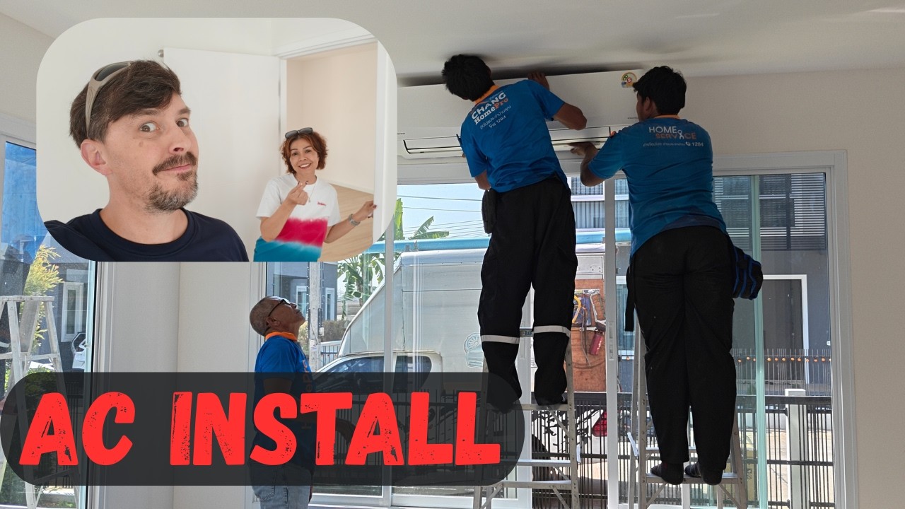 Thailand Super-Exciting AC Install!!!