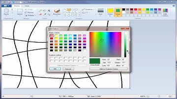 Alternating Pattern Part 2: How do I use the paint bucket tool in Windows 7 Paint?