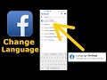 How to Change Language on Facebook app 2023