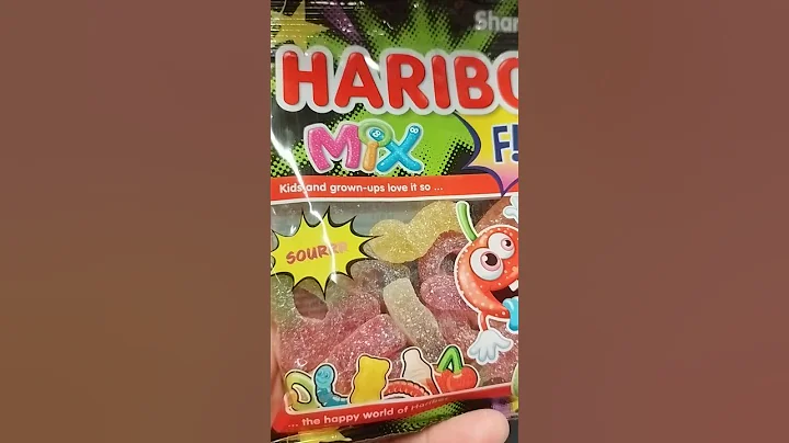 Haribo mix fizz sour #trending #asmrcandy #sweet #gummy #shortsyoutube