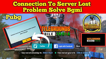 BGMI Connection to server lost Problem Solution In Any Sim 2023