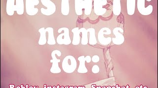 Aesthetic Names ~ Soft ~ screenshot 5