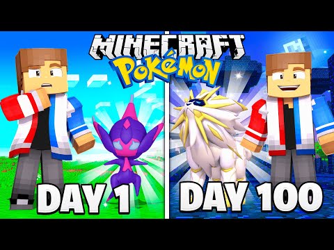 I Spent 100 Days in ULTRA SPACE ONLY Pixelmon World!