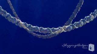 Sterling Silver Hugs Kisses Necklace