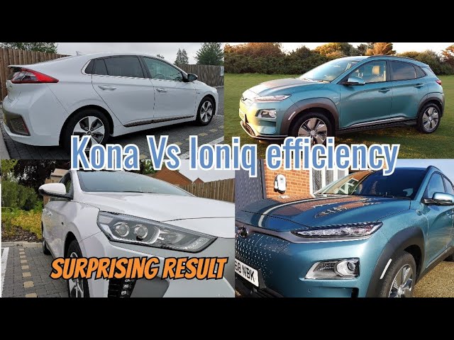 lila erwt slinger Kona Vs Ioniq efficiency test, Hyundai's Electric cars compared - YouTube