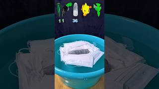 Guess how many mask are used 🤔 #games #relaxing #satisfying #shorts