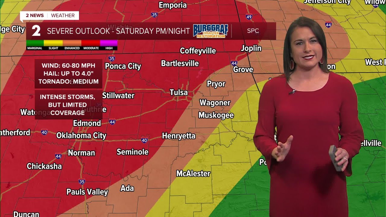 Severe thunderstorms this evening - YouTube