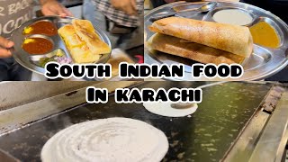 Famous South Indian street Food in Karachi | Dossa | Pav Bhaji