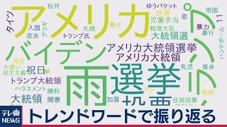 「大統領選」「ゆうパケット」「児童手当」などが話題…先週何に“モヤモヤ”した？トレンドワードで振り返る１週間【データ提供：インサイトテック】（2020年11月9日）