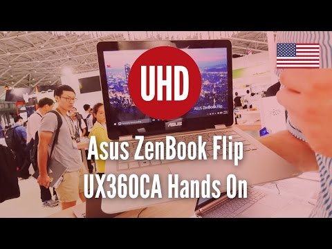 Asus ZenBook Flip UX360CA Hands On [4K UHD]