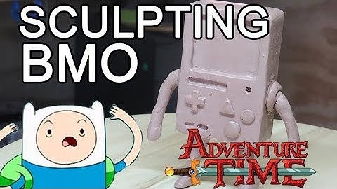 Sculpting BMO from Adventure Time