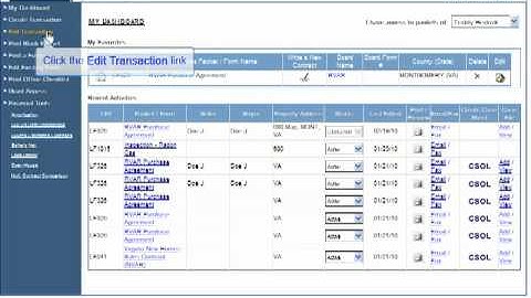 L&F Xcelerate - Edit Existing Transactions