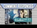 Comment Responses: What Are Stories With Telekinetics Really About?