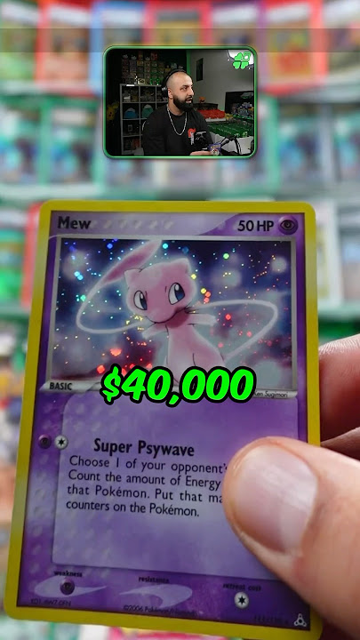 This Mew card cost me $40,000!! #pokemoncards #pokemoncommunity #pokemontcg