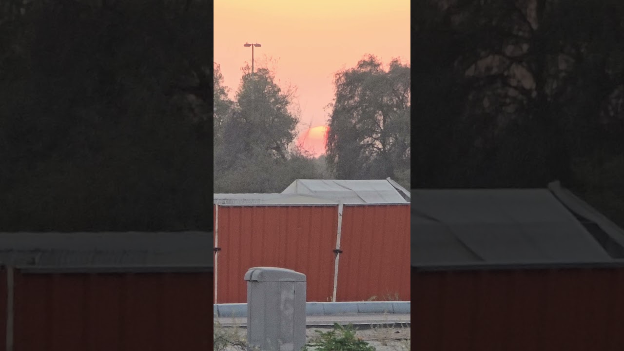 Sunset view in Desert  