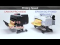 Canon PRO4000S : confronto prestazionale  vs SC P10000