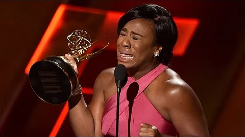 Uzo Aduba Delivers an Extremely Tearful Emmys Speech