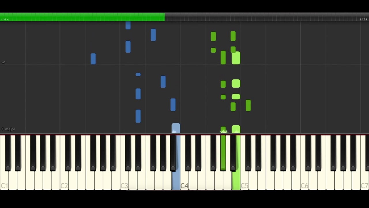 ERA Ameno Piano Midi tutorial Sheet app Cover Karaoke - YouTube