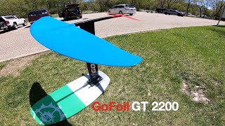 Test Ride: GoFoil GT2200 under Kite Power - YouTube