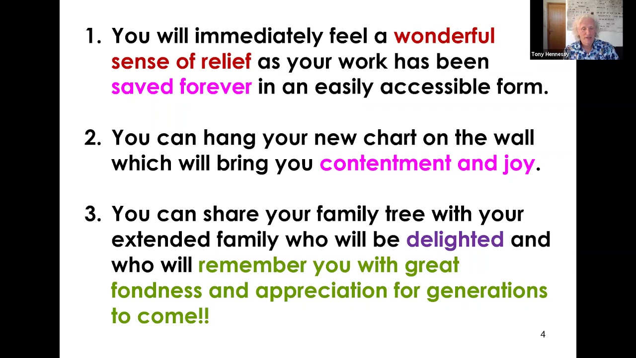 How to create your family tree' with Genealogist Tony Hennessy - YouTube