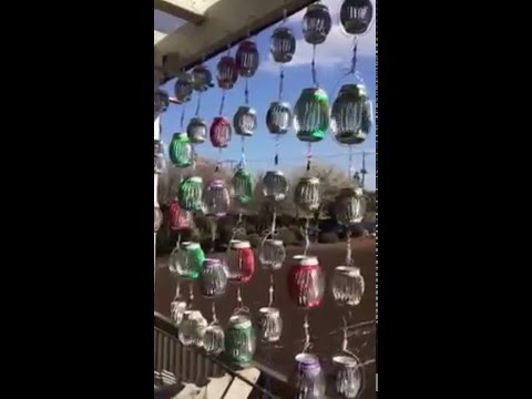 空き缶で作った風車アート Youtube