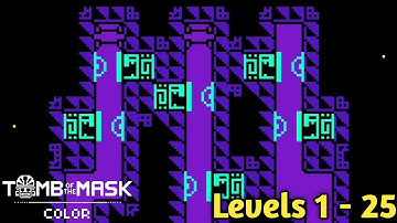 Tomb of the Mask: Color - Levels 1 - 25 Gameplay #1